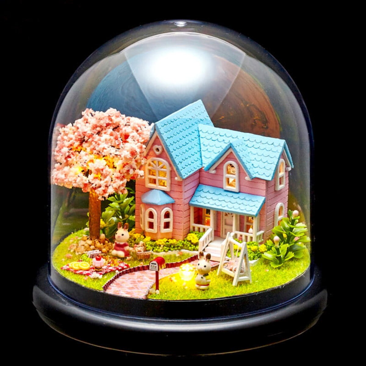 Miniaturowy domek DIY - Siedlisko Magnolia