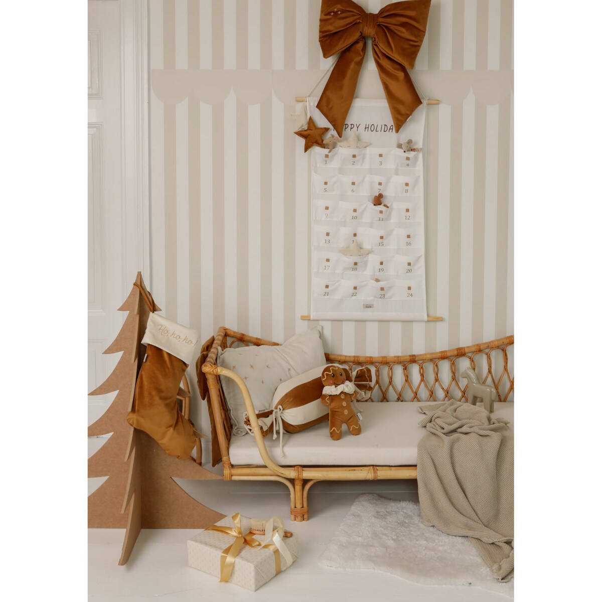 Kokarda Świąteczna Delux Golden Bronze - M