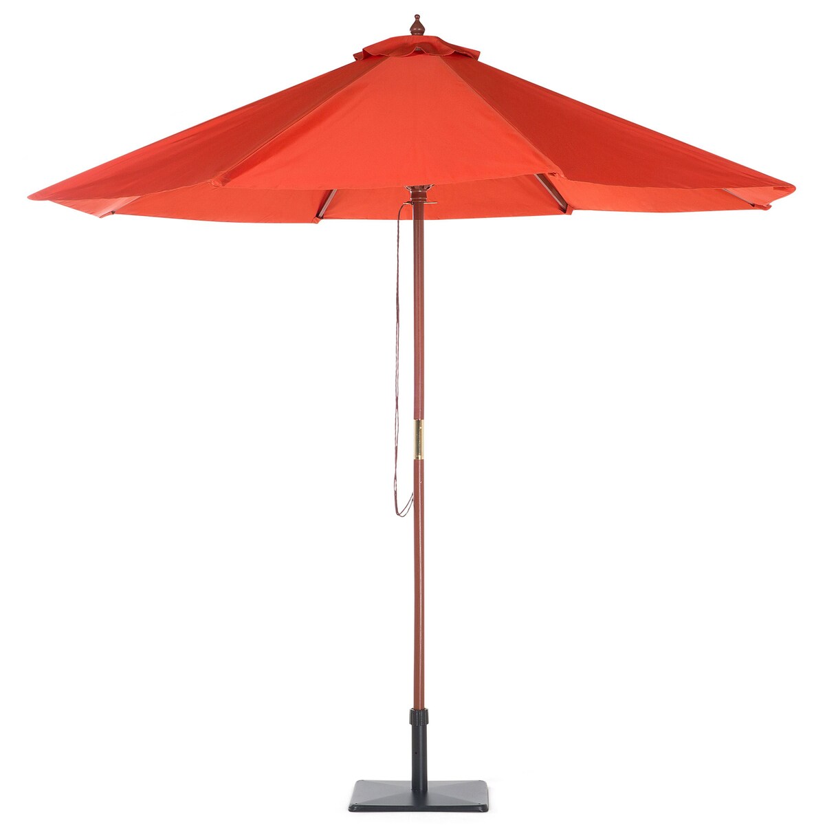 Parasol ogrodowy 270 cm TOSCANA Czerwony