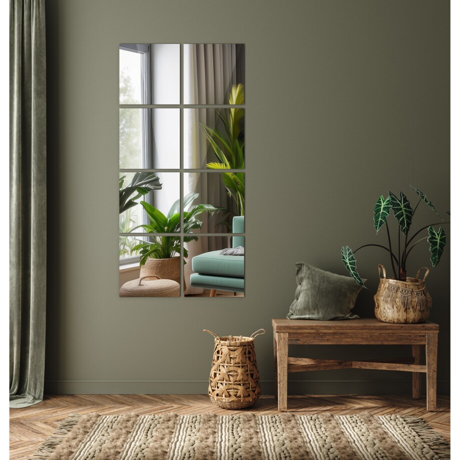 Płytki lustrzane 6 szt. 20x20 cm