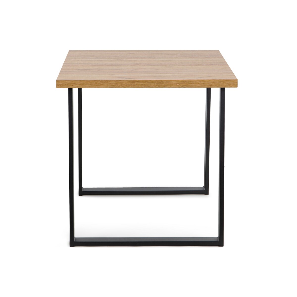 KONSIMO CETO Stół w industrialnym stylu matowy złoty