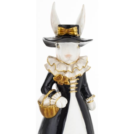 Dekoracja - brązowa kura 21x8,5x12 cm TOA