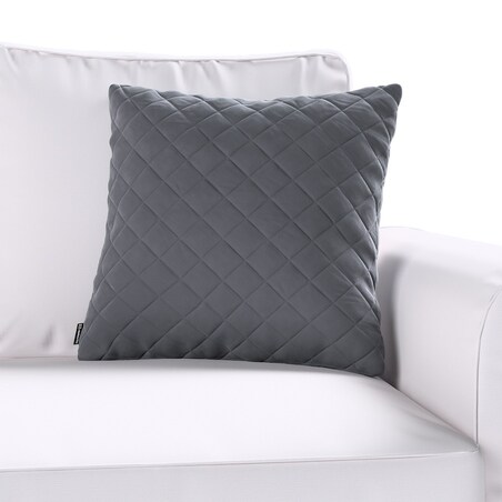 Poszewka Kinga pikowana 43 x 43 cm 43x43 grafitowy szary