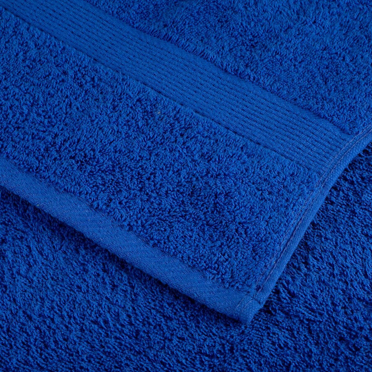 vidaXL Ręczniki premium SOLUND, 2 szt., niebieskie, 80x200 cm
