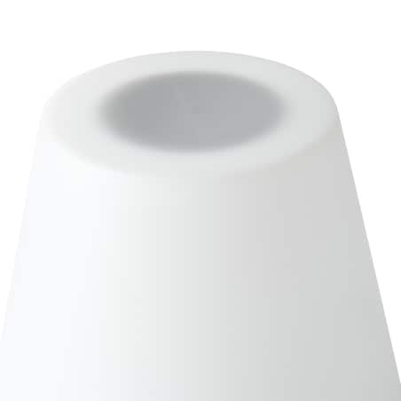 Lampa ogrodowa stojąca solarna LED FONESCA Z pilotem Biały