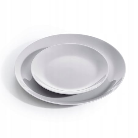 TALERZE DESEROWY diwali 6x 19 cm LUMINARC szare NA CIASTO DESERY święta