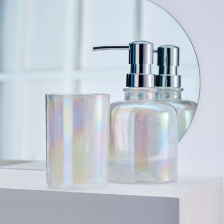 Kleine Wolke Opalis Kubek łazienkowy Perłowy