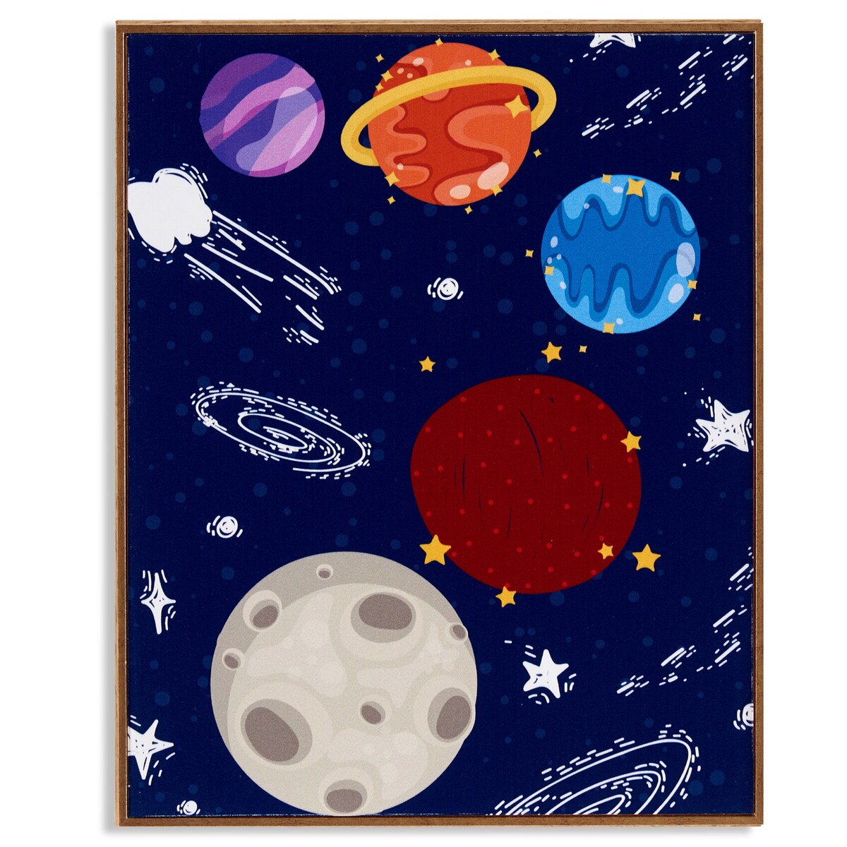 Plakat w ramce kosmos PLANET, 40 x 50 cm