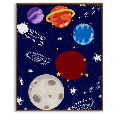 Plakat w ramce kosmos PLANET, 40 x 50 cm