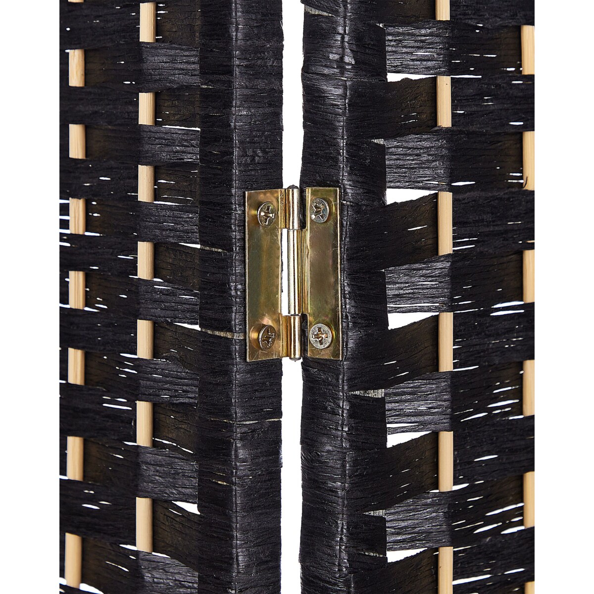 4-panelowy parawan pokojowy LAPPAGO Czarny 163 cm 170 cm