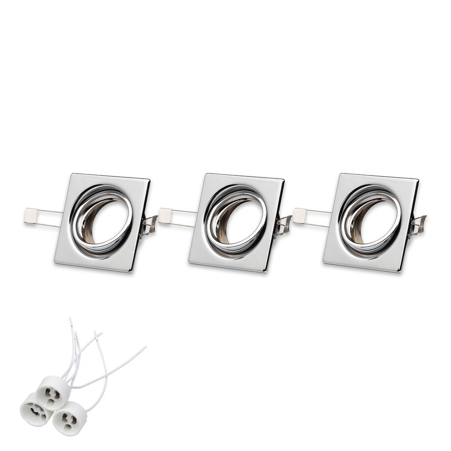 Zestaw Oczek Sufitowych BRITOP Lighting 3xGU10 Max.50W Klasyczny Chrom od Polskiego Producenta, 3 szt.