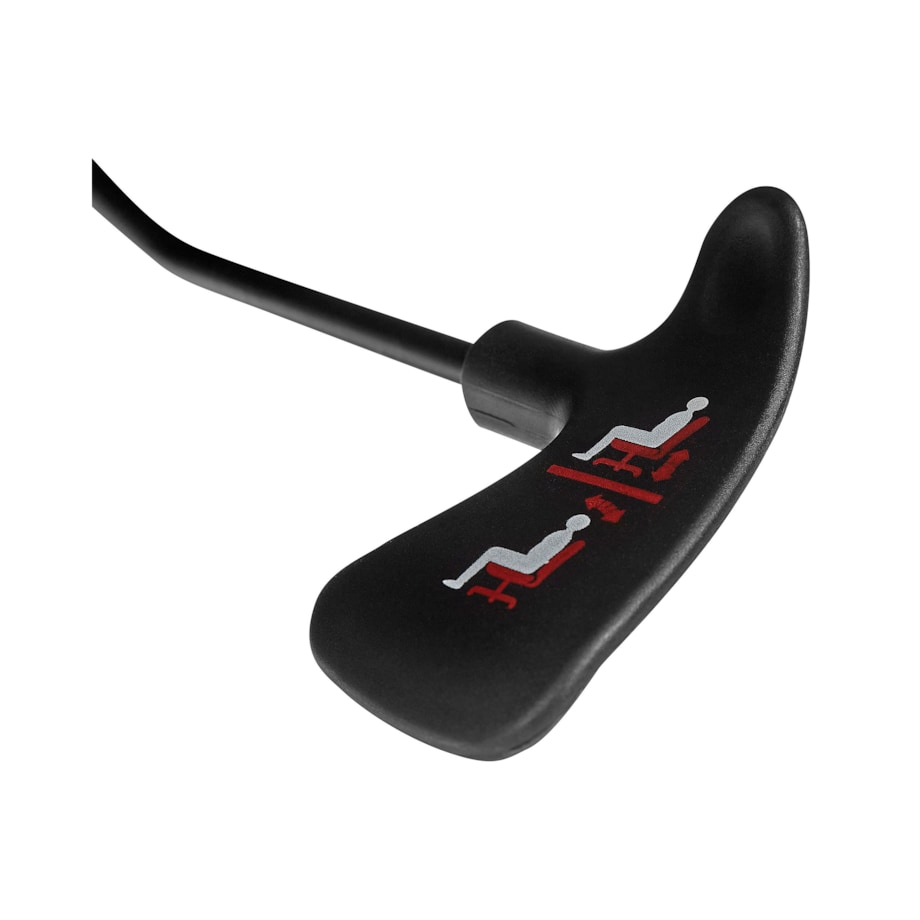 Fotel biurowy regulowany z funkcją masażu skórzany czarny DIAMOND