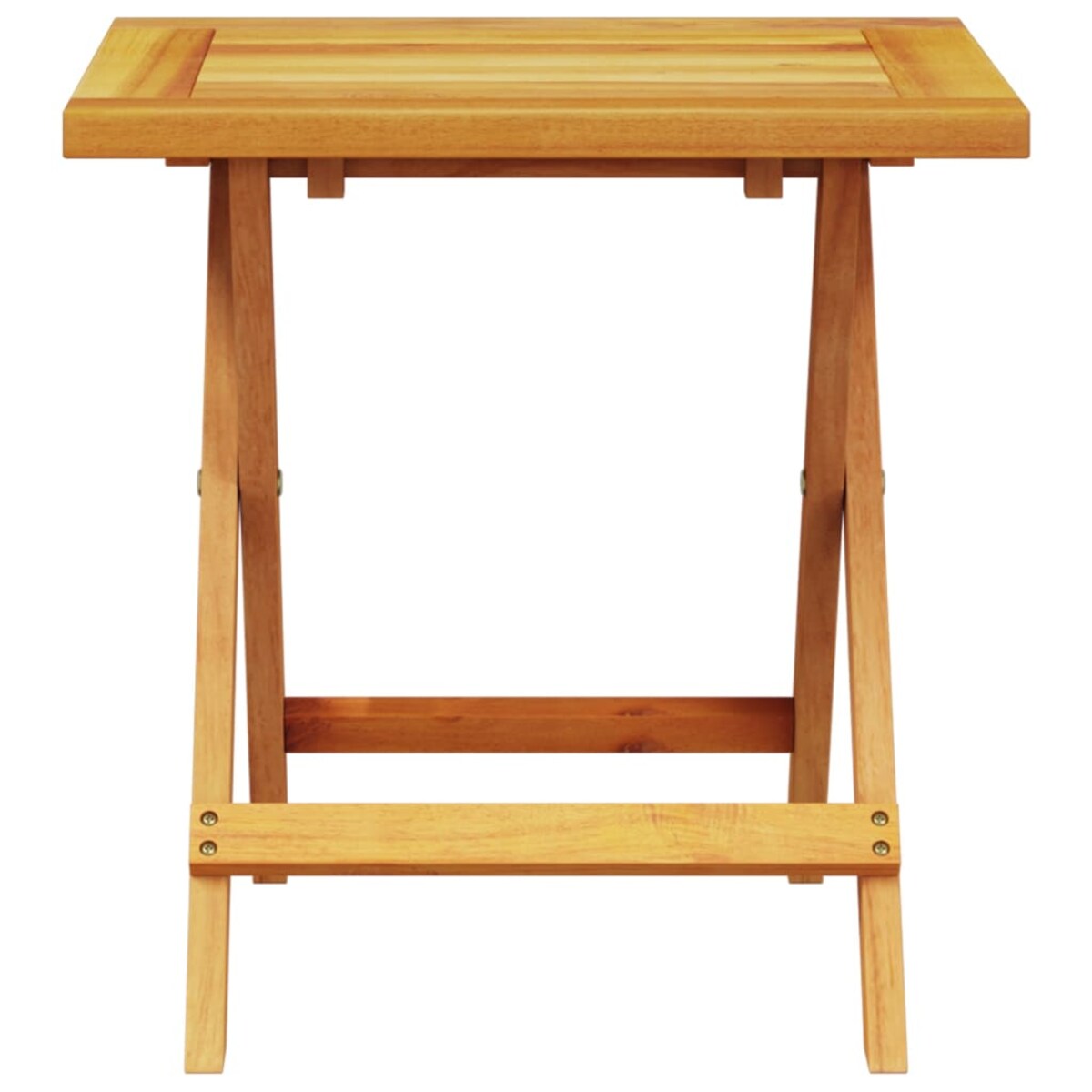 vidaXL Leżaki, 2 szt., ze stolikiem, lite drewno akacjowe