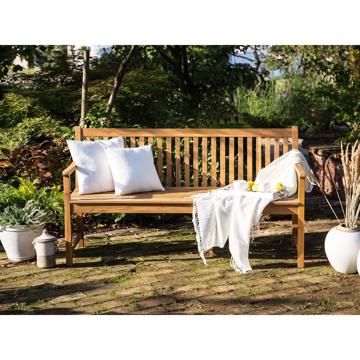 Ławka ogrodowa z certyfikowanego drewna 180 cm VIVARA