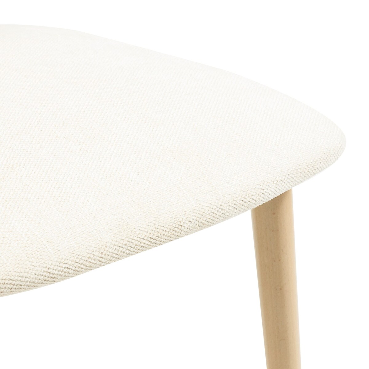 Krzesło drewniane do jadalni 80x45x45 cm jasnobeżowe/dąb sonoma OLBIA-V