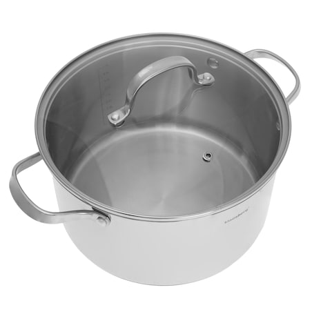 Garnek stalowy z pokrywką indukcja gaz 5.9L 24cm KLAUSBERG Premium 18/10