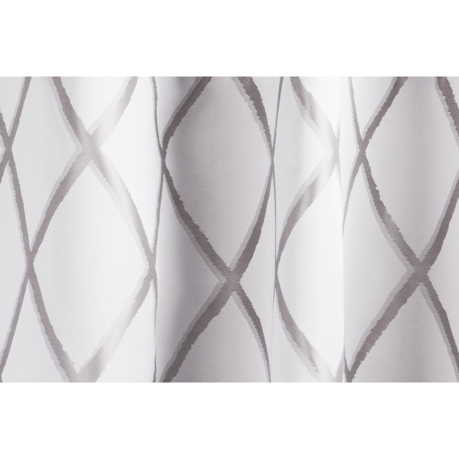 Konsimo GRANDI Zasłona, jasny szary/srebrny