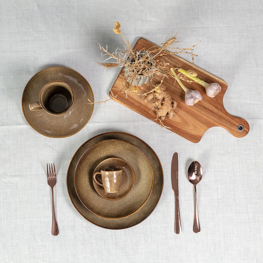 Talerz deserowy Gelato ⌀20cm brown, 20 x 2 cm