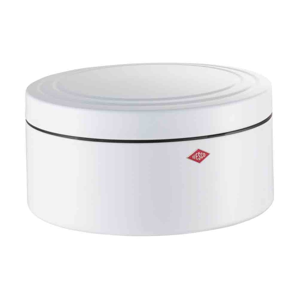 Pojemnik na pieczywo okrągły biały MATT