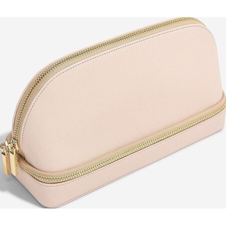 Kosmetyczka Stackers taupe z miejscem na biżuterię