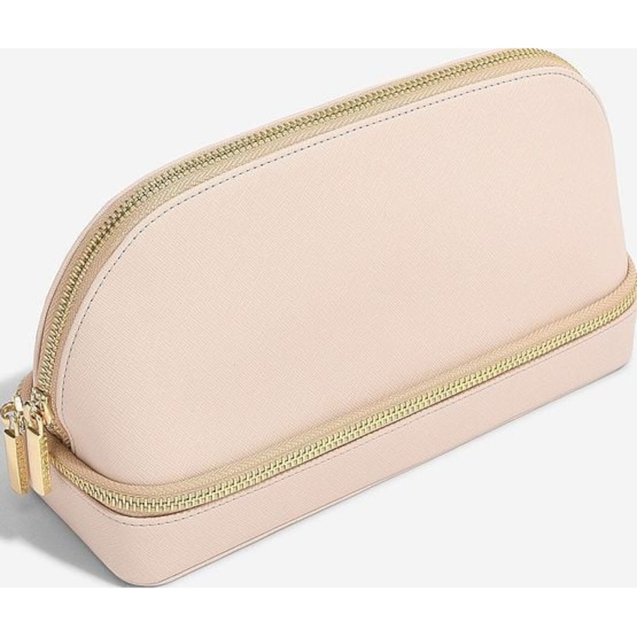 Kosmetyczka Stackers taupe z miejscem na biżuterię