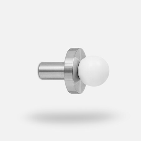 POLA W SILVER - WHITE wieszak ścienny