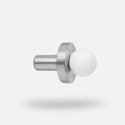 POLA W SILVER - WHITE wieszak ścienny