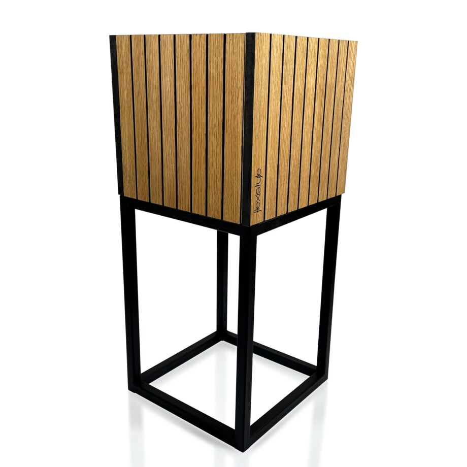 Kwietnik LOFT FIORINO lamele 22x22x50 cm