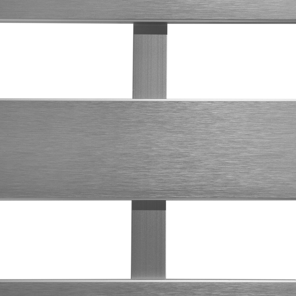 Ławka ogrodowa z poduchą SALERNO 142 cm Metal Jasnoszary
