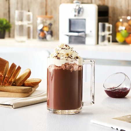 SZKLANKA KUBEK A LA BONNE 6 x 320 ml LUMINARC długie ucho na kawę herbatę