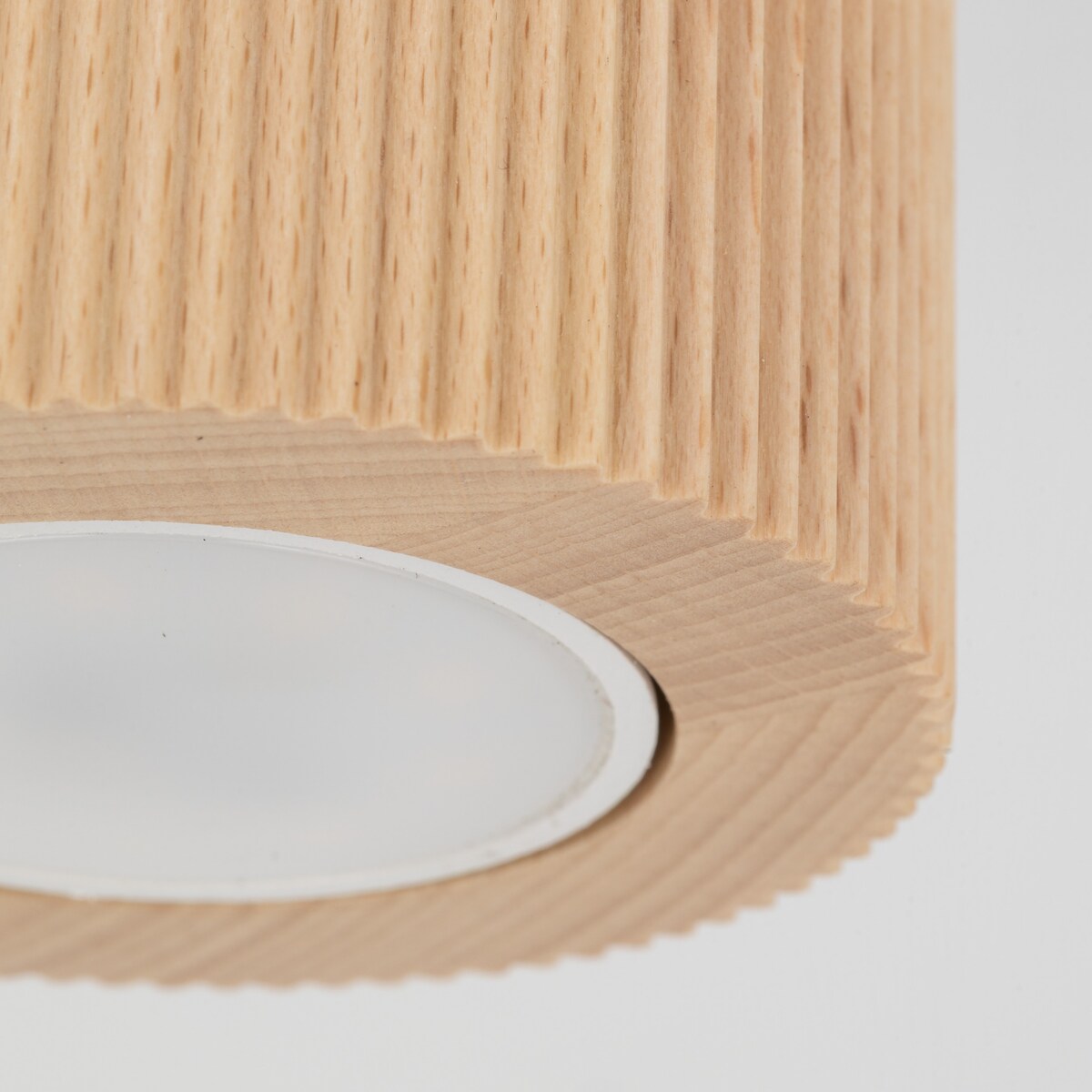 Oprawa natynkowa spot TK Lighting EVE CORTE WOOD 11442, drewno bukowe, 1xGU10, nowoczesna lampa sufitowa IP20