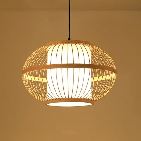 Lampa wisząca nauralna Boho 50cm APP1632-1CP