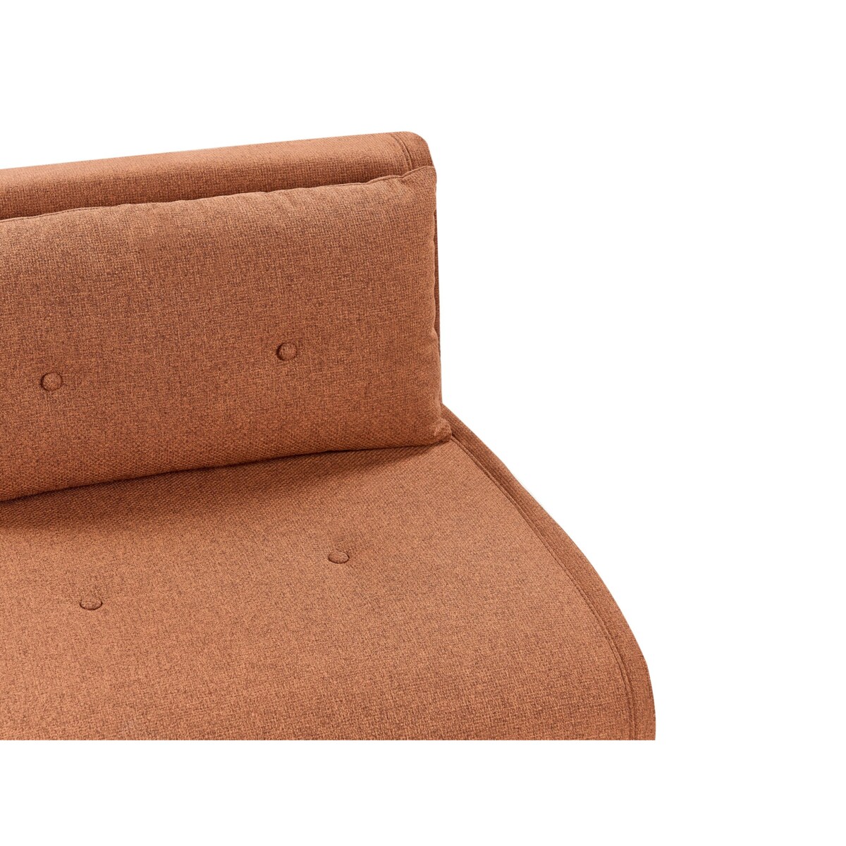 Sofa rozkładana VESTFOLD Pomarańczowy dla 2 osób