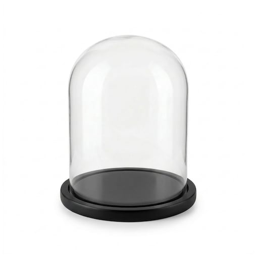 Kopuła dekoracyjna ze szklanym kloszem AURA, 30 cm