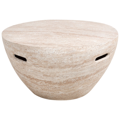 Stolik kawowy VICARELLO 68 cm 68 cm Efekt trawertynu