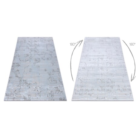 Dywan AKRYL DIZAYN 8840 jasny niebieski 80x300 cm