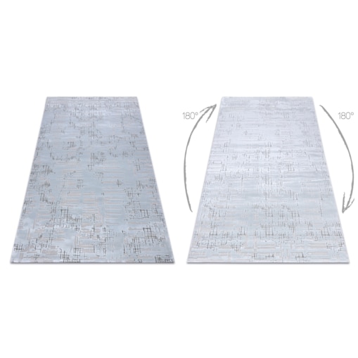 Dywan AKRYL DIZAYN 8840 jasny niebieski 80x300 cm