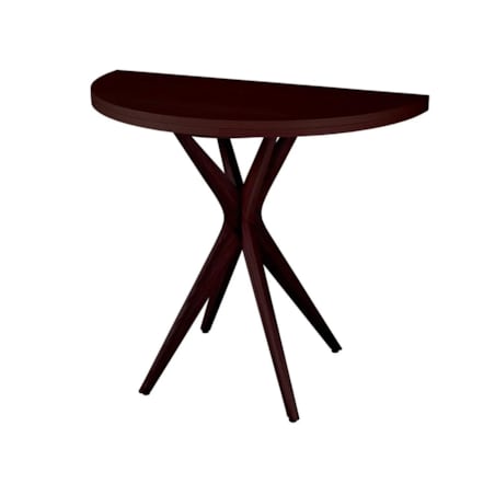 Stół półokrągły CUTTI 90x90 rozkładany orzech