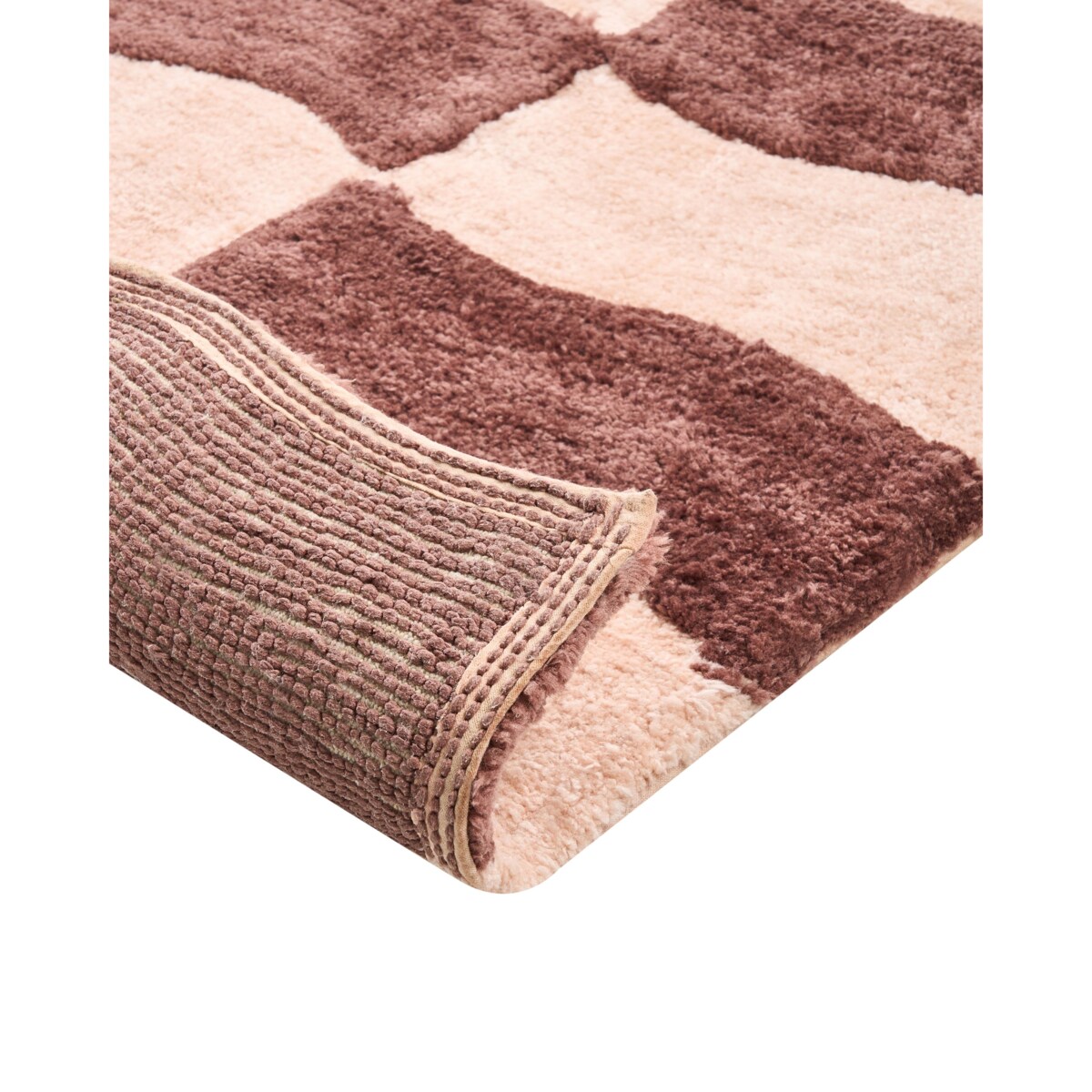 Dywanik łazienkowy DIWANA Brązowy/ beżowy 60 x 90 cm