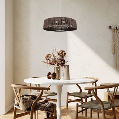 Lampa Wisząca Boho APP1295-1CP Brązowa