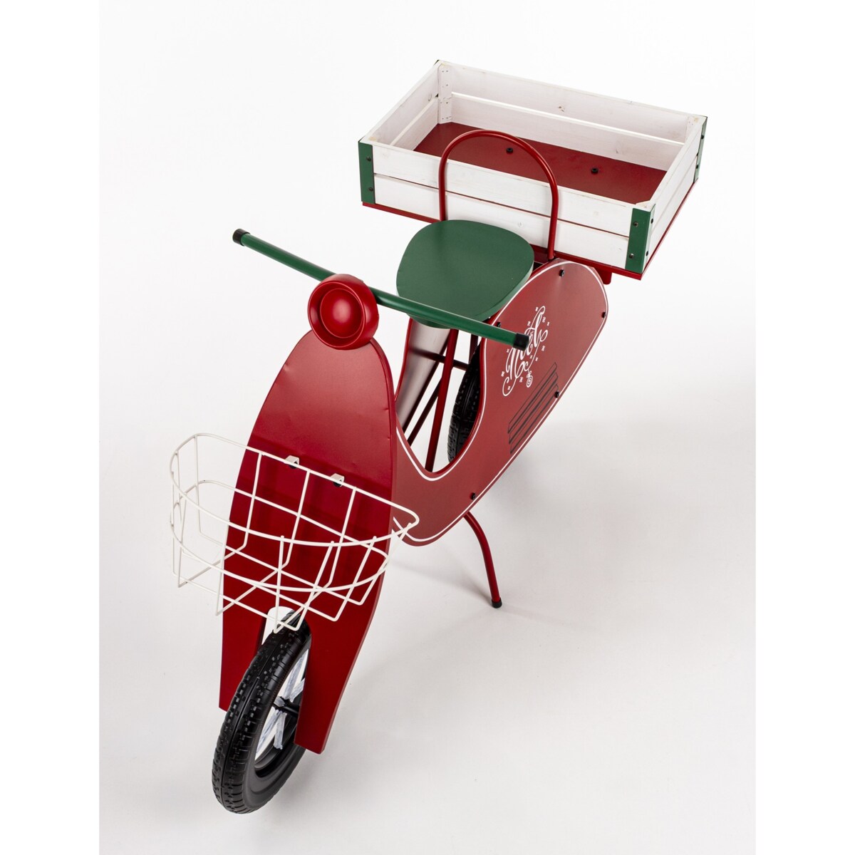 Kwietnik metalowy 75x110x46 cm VESPA czerwona