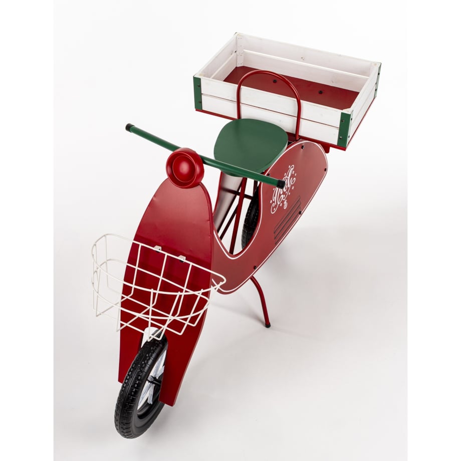 Kwietnik metalowy 75x110x46 cm VESPA czerwona
