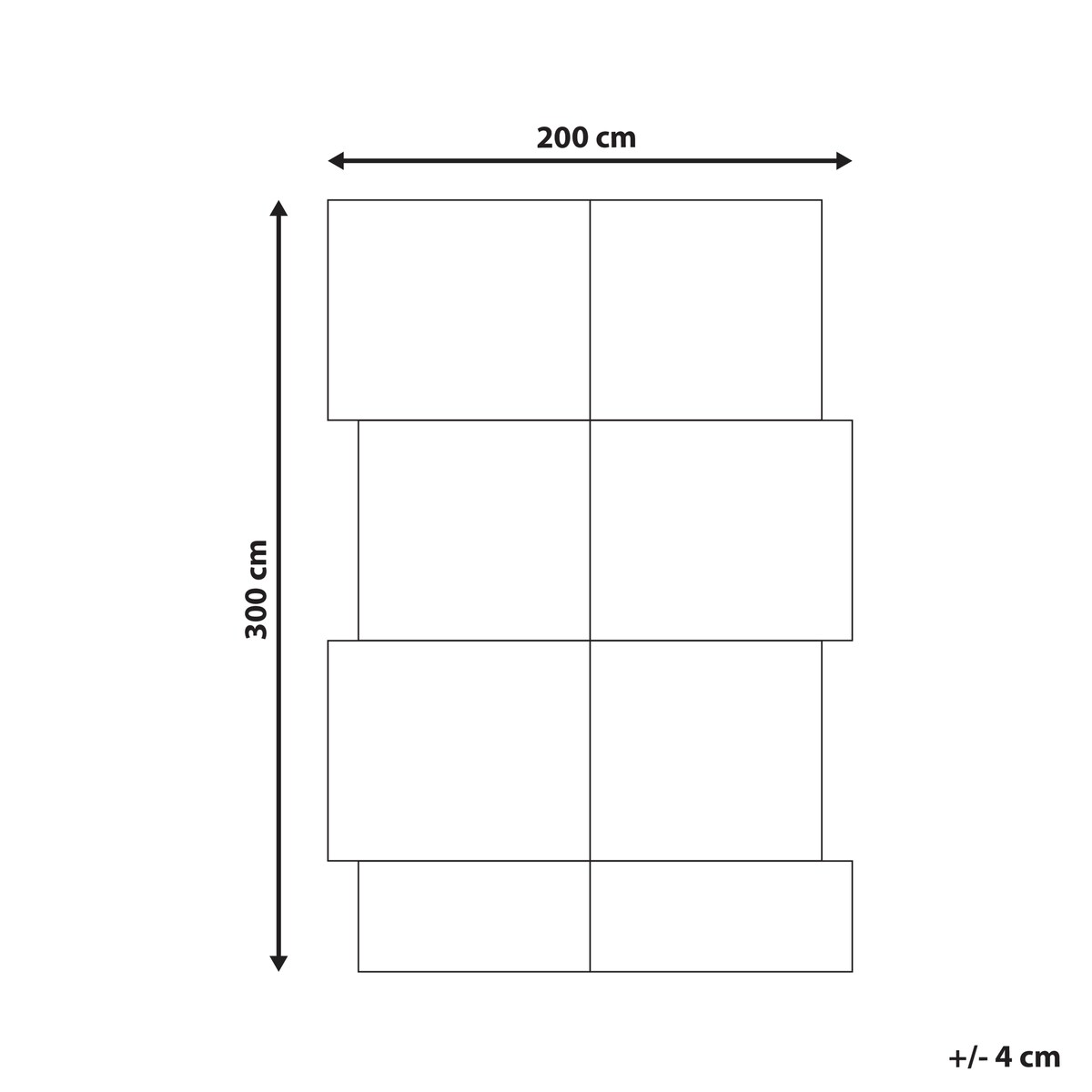 Dywan SANGLI Beżowy 200 x 300 cm Juta