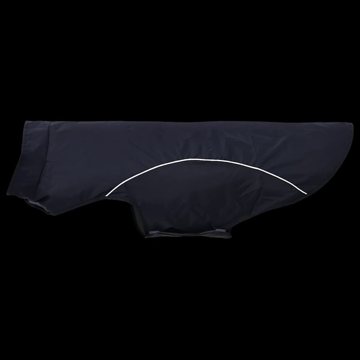 vidaXL Płaszcz przeciwdeszczowy dla psa z odblaskowymi paskami