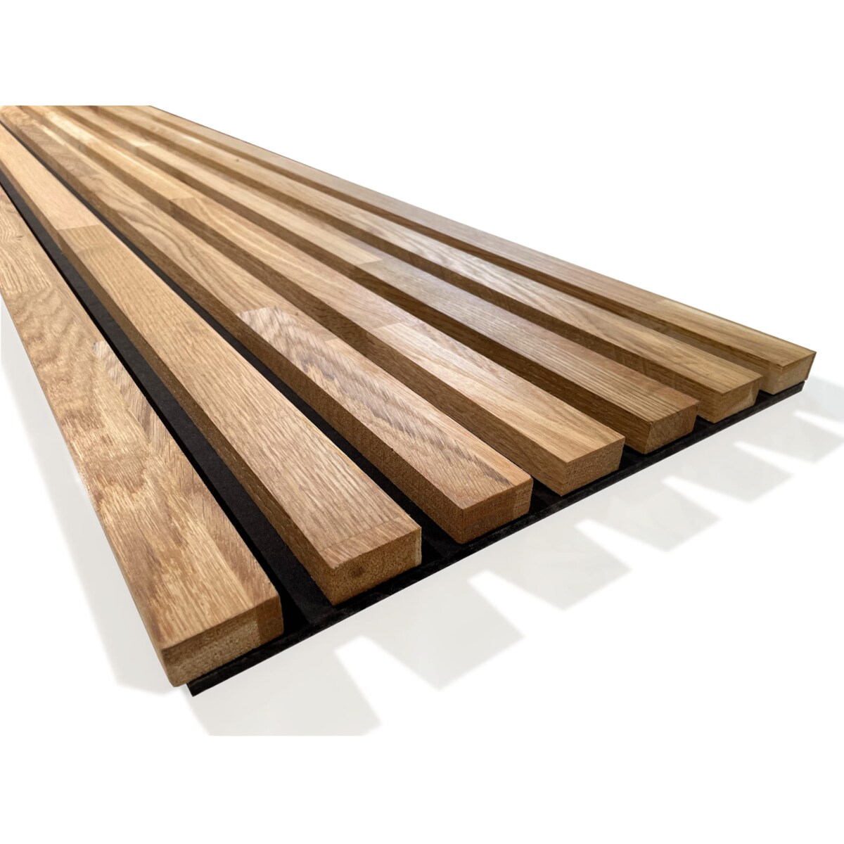 Panele lamelowe dębowe na płycie MDF 100% dąb 40cm