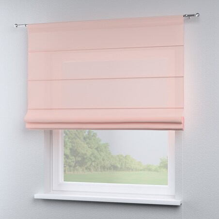 Roleta rzymska Torino 130x170 prześwitujący, jasny róż