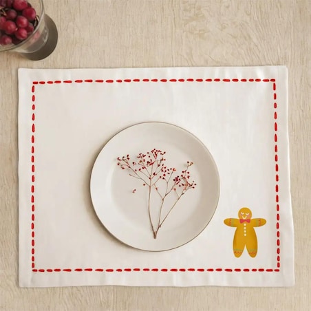 Podkładki świąteczne - Minimalistyczny piernik