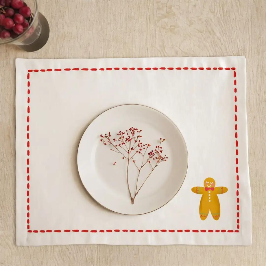 Podkładki świąteczne - Minimalistyczny piernik