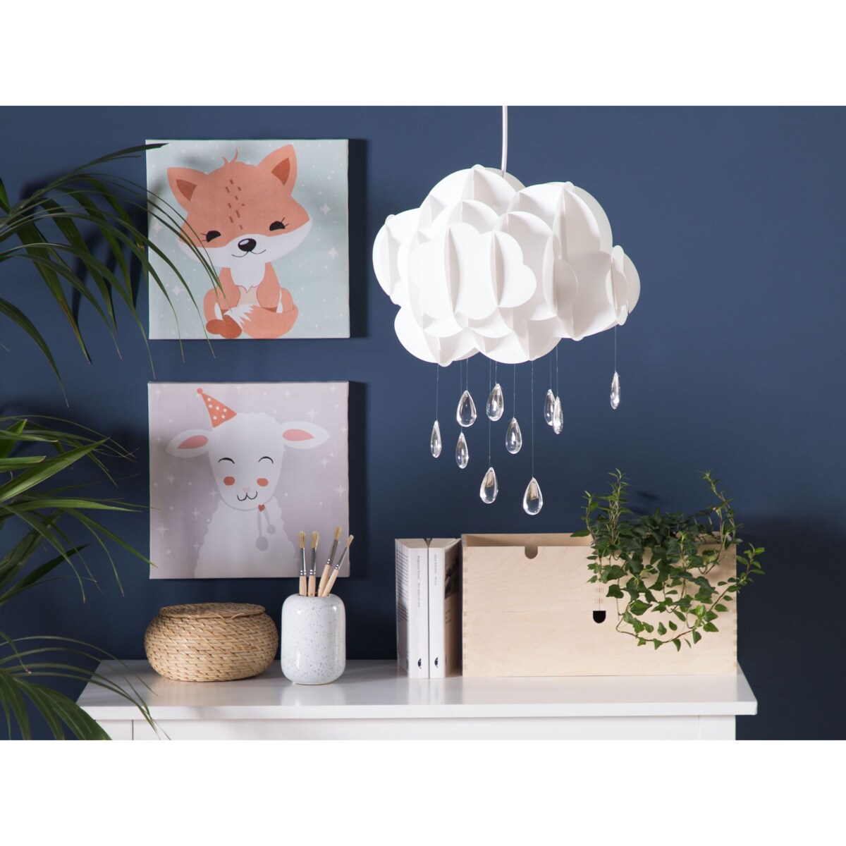 Lampa wisząca biała AILENNE