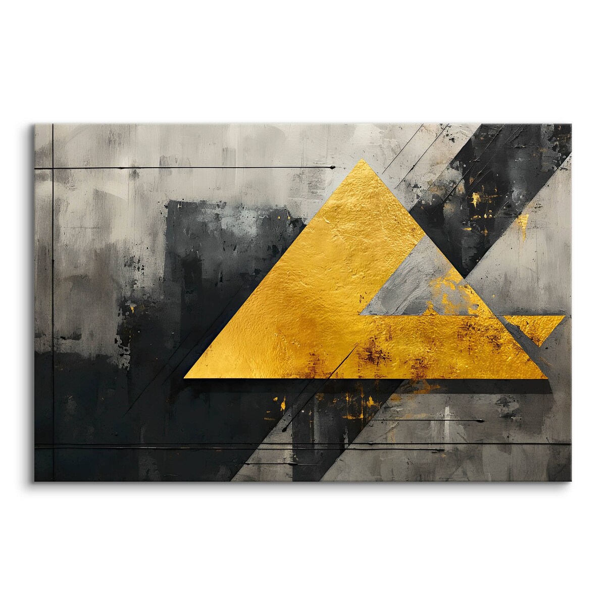 Obraz Na Płótnie Do Salonu Sypialni Abstrakcja Kształty Geometryczne 70x50cm